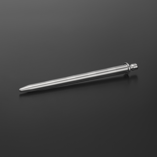 Gentle Stretcher 8-10 mm - urethral sounding rod with tapered sections and linear tip, variant Stainless steel