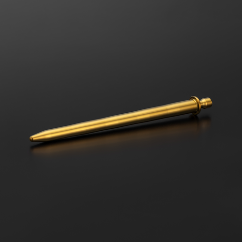 Gentle Stretcher 8-10 mm - urethral sounding rod with tapered sections and linear tip, variant PVD Gold