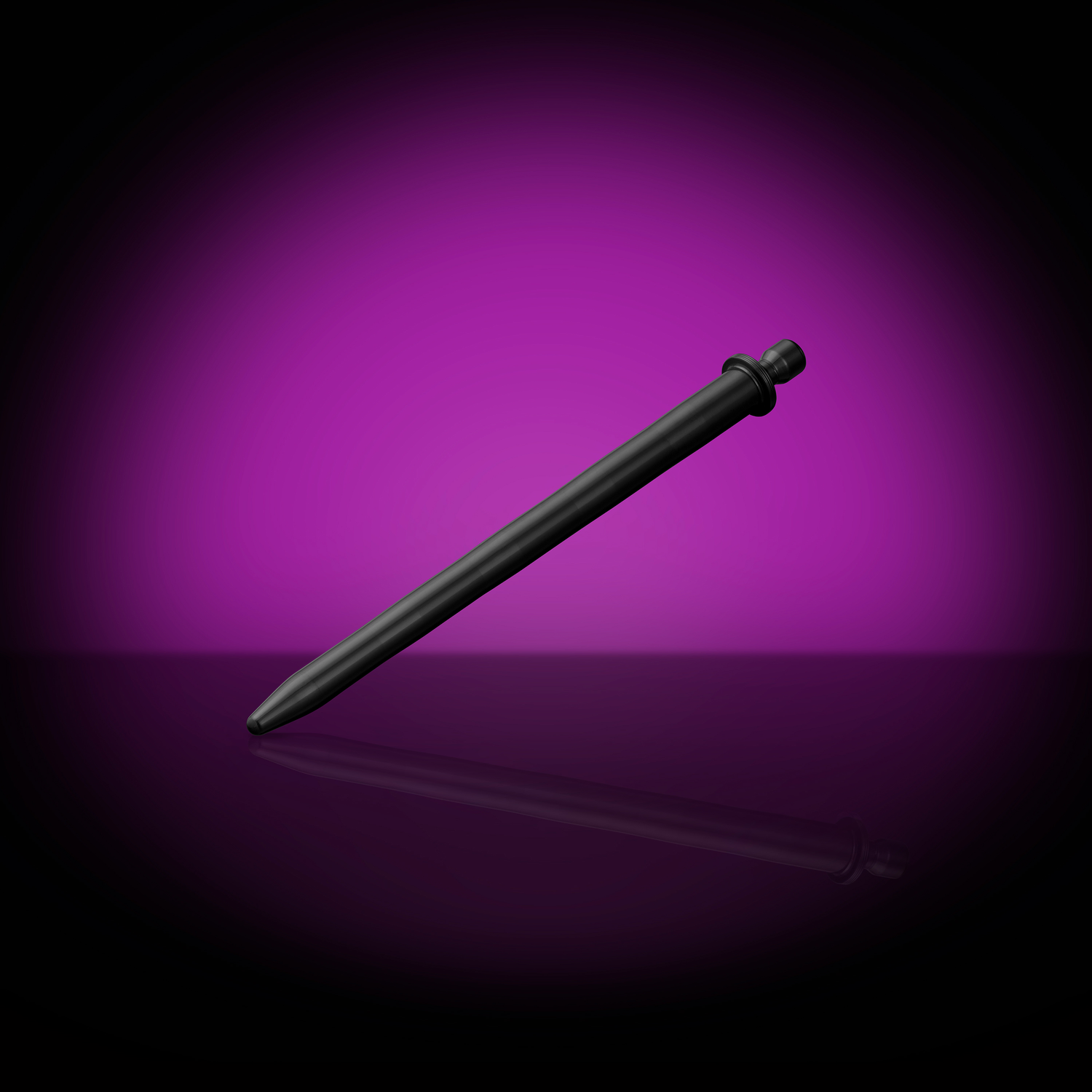 Gentle Stretcher 8-10 mm urethral sounding rod, variant PVD Black on purple background