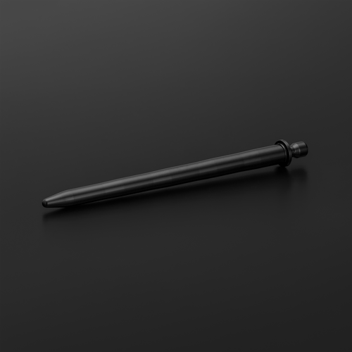 Gentle Stretcher 8-10 mm - urethral sounding rod with tapered sections and linear tip, variant PVD Black