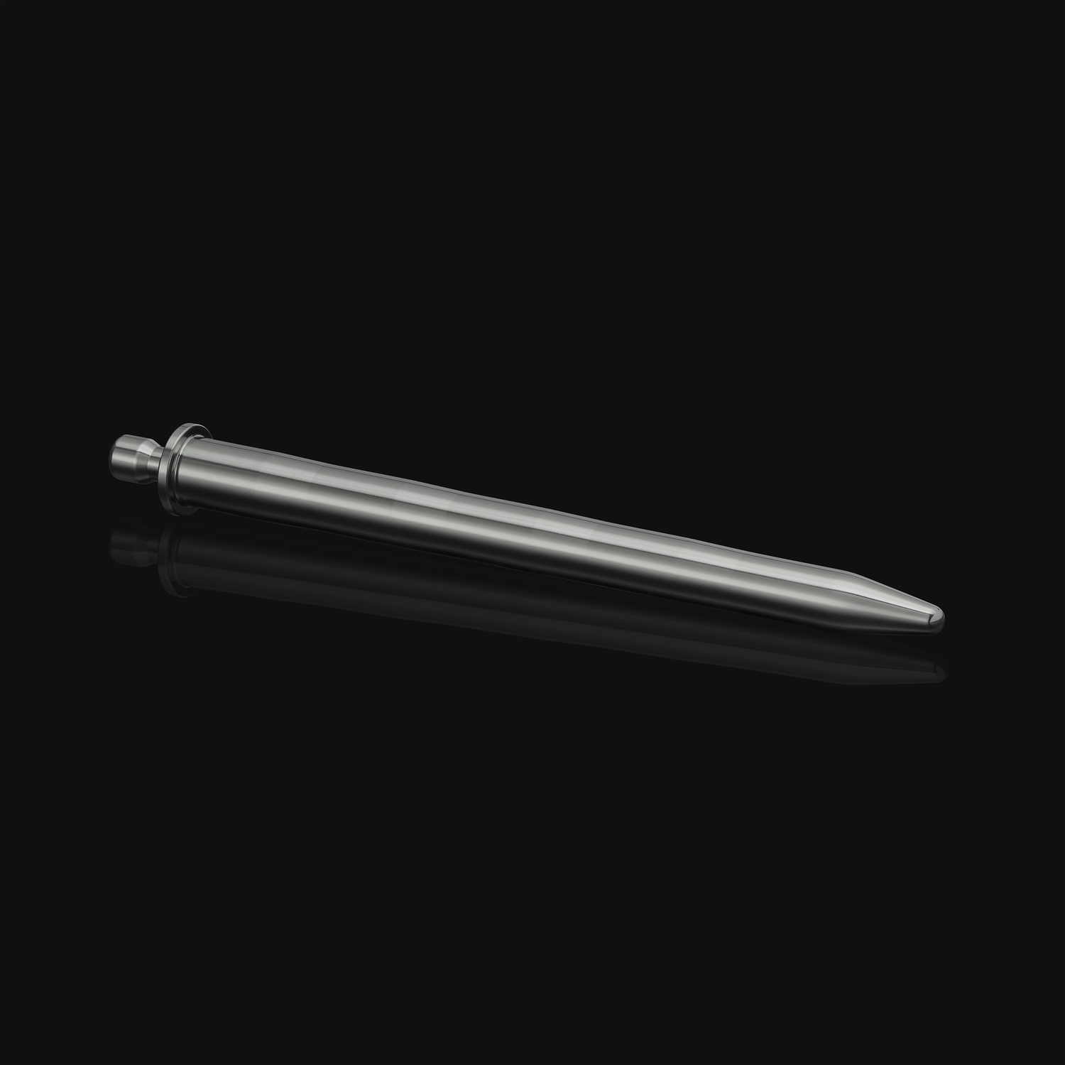 Gentle Stretcher 10-12 mm urethral sounding rod, variant Stainless steel on purple background
