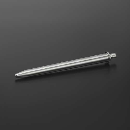 Gentle Stretcher 10-12 mm - urethral sounding rod with tapered sections and linear tip, variant Stainless steel