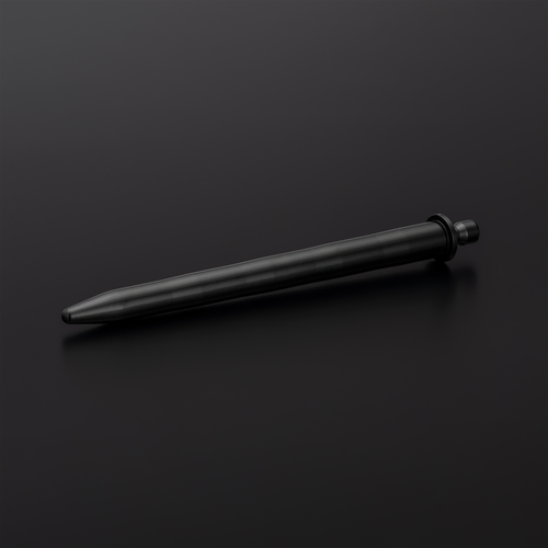 Gentle Stretcher 10-12 mm - urethral sounding rod with tapered sections and linear tip, variant PVD Black