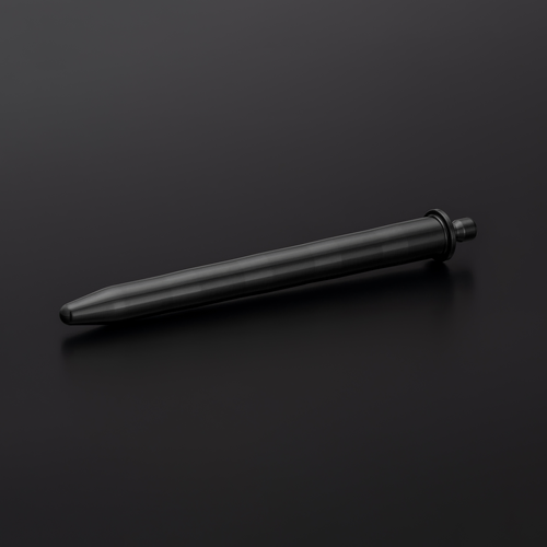 Gentle Stretcher 12-14 mm - urethral sounding rod with tapered sections and linear tip, variant PVD Black